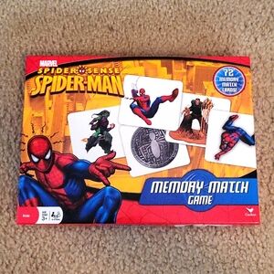 LAST CHANCE! MARVEL SPIDERMAN & friends Memory Match. 72 cards. Great condition!